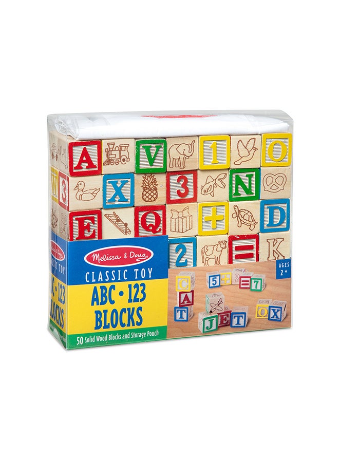 Melissa & Doug Wooden Building Blocks Set - 100 Blocks in 4 Colors and ...