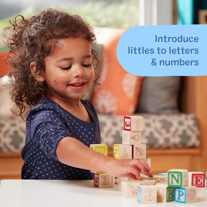 Melissa & Doug مجموعة كتل بناء خشبية - 100 كتلة بألوان 4 وأشكال 9 ألعاب كلاسيكية للأطفال، كتل خشبية ملونة للأطفال من عمر 2 سنة وما فوق - Image 3
