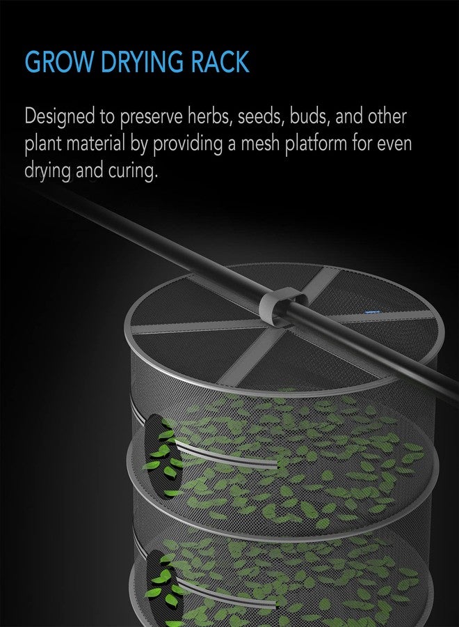 AC Infinity Herb Drying Rack, 6-Layer Hanging Mesh Net 47” for Plants, Seeds, and Buds, Fits 3x3 Grow Tents Closets Hydroponics - Image 2