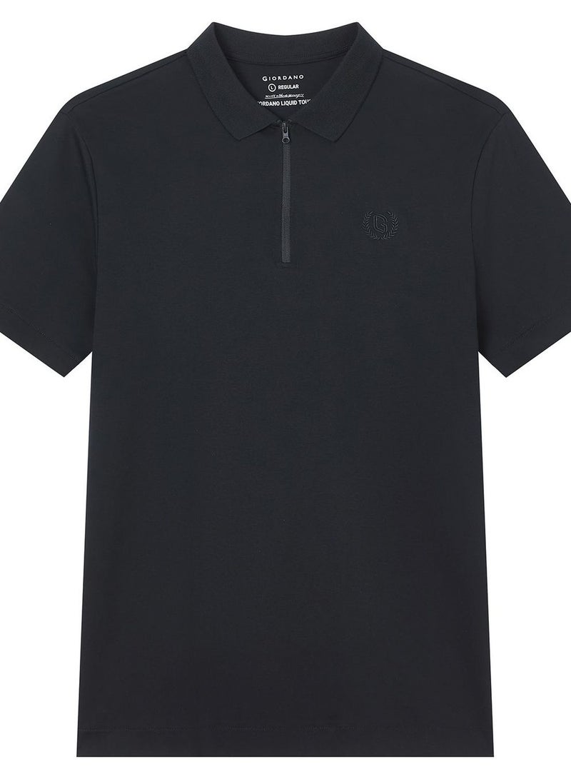 GIORDANO Men Regular Interlock Liquid Touch Polo - Image 3
