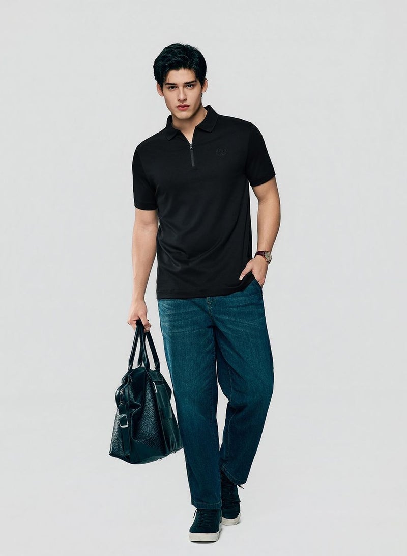 GIORDANO Men Regular Interlock Liquid Touch Polo - Image 2