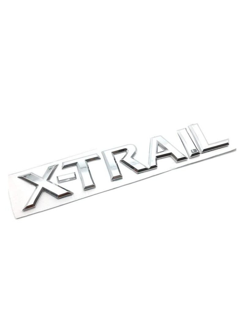 SOLDOUT 3D Metal Car Letter Fender Emblem Side Rear Tail Trunk Decals Emblem Badge Sticker Decal Styling Auto Accessories (Compatible with X-Trail) - Image 1