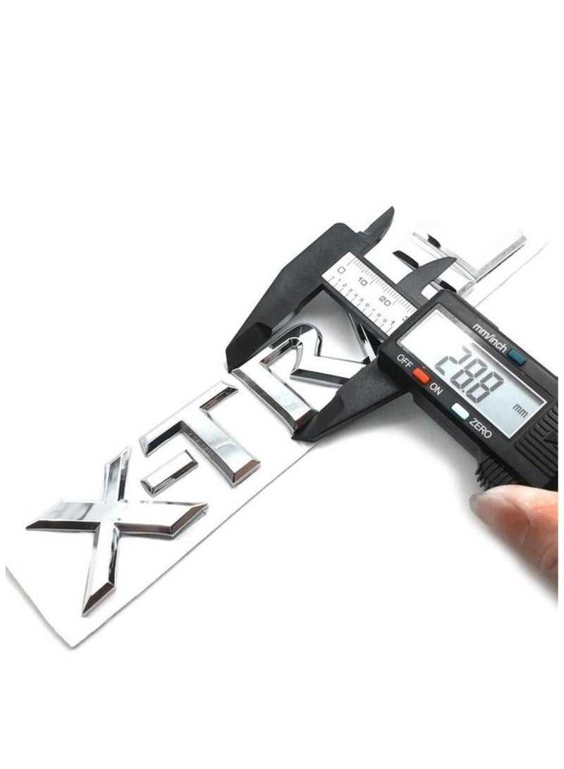 SOLDOUT 3D Metal Car Letter Fender Emblem Side Rear Tail Trunk Decals Emblem Badge Sticker Decal Styling Auto Accessories (Compatible with X-Trail) - Image 3