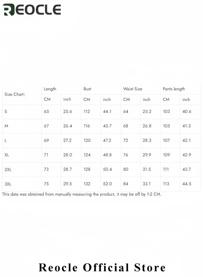 REOCLE Women's Chiffon Sets of 1pc Short Sleeved Blouse & 1pc Pants Casual Outfits V-neck Loose Top FlowingTrousers Elegant Clothing for Daily Wear - Image 5