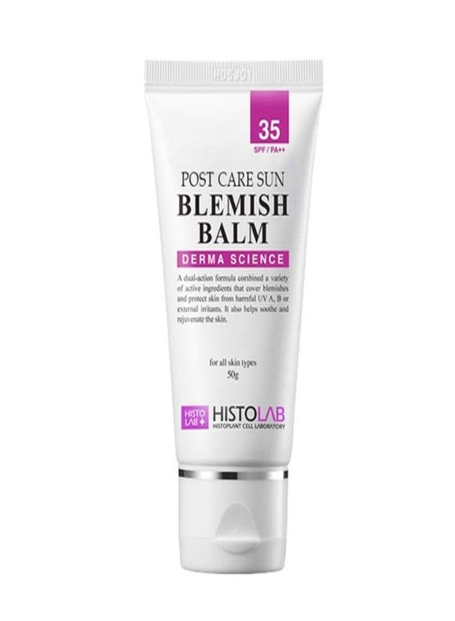 HISTOLAB Post Care Sun Blemish Balm SPF 35 PA++ – One Shade BB Cream Tinted Sunscreen, Korean K-Beauty Tone-Adapting Coverage for Post-Laser & Everyday Wear, Lightweight - Image 1