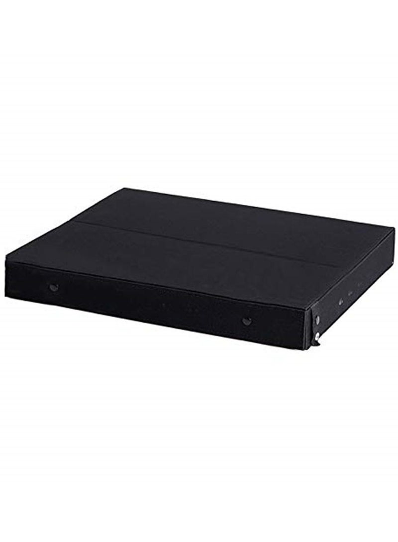 نظارات إكسسوارات النظارات الشمسية مجموعة صناديق تخزين صندوق عرض 18 قطعة شكل كتاب أسود - Image 5