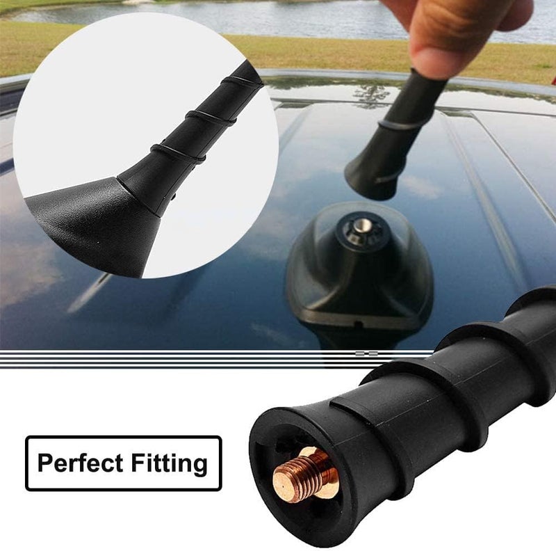 ADWAIT Car Roof Fibre Flexible Rubber Antenna Aerial Stick AM/FM Radio Replacement Antenna for Hyundai Elite i20(2014-2019) - Image 2
