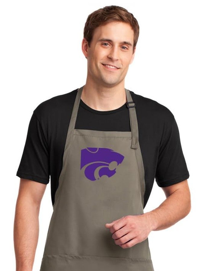 Broad Bay Kansas State Apron K-State Logo Gift for Man or Woman Him Her - Image 3