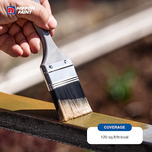 Nippon Paint Synthetic Bodelac Enamel (M) (1 L, Golden Brown, Pack Of 1) - Image 4