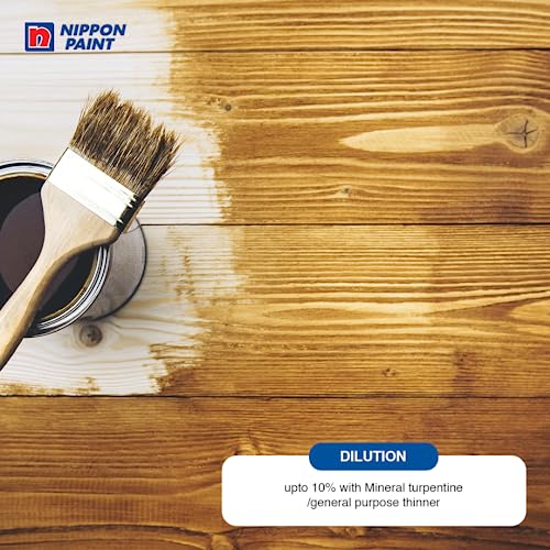 Nippon Paint Synthetic Bodelac Enamel (M) (1 L, Golden Brown, Pack Of 1) - Image 3