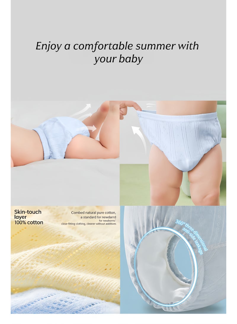 5-Pack Baby Boy Training Pants | 100% Combed Cotton Breathable Mesh 4-Layer Waterproof & Anti-Leak Potty Training Underwear - Image 2