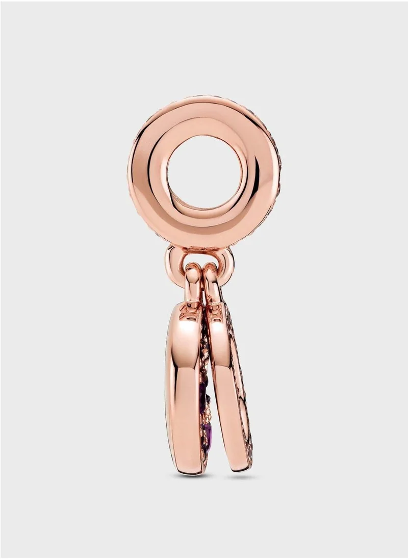 PANDORA  Sparkling Pink Disc Double Dangle Charm for Women | Best Price UAE