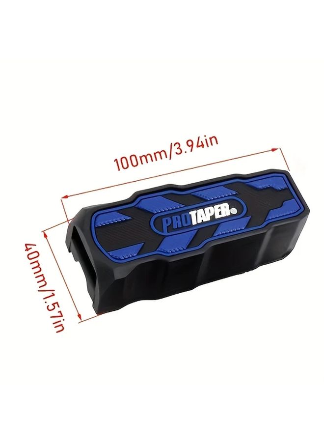 Universal Motorcycle Gear Shift Lever Foot Pad Pedal Rubber Cover Black Pink - Image 2