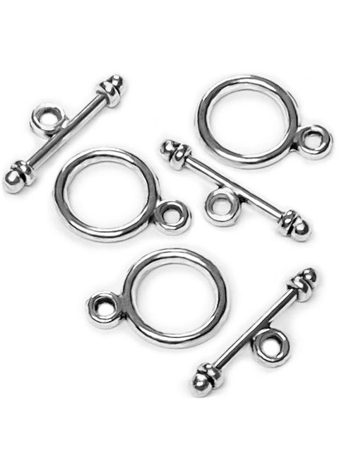 Silver Toggle Clasps For Jewelry Making Kit Necklace Clasp Small Jewelry Clasp Necklace Clasps And Closures Multiple Bracelet Clasps And Closures Bulk Jewelry Clasps And Closures 130 Sets