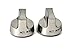 MHP MHP Gas Grill Two (2) Silver Gas Control Knobs for JNR WNK TJK Grills GGK10S-SET  - Image 2