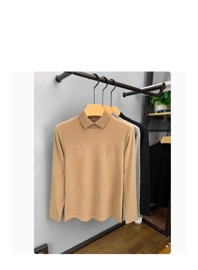 Men's Loose Oversized Hoodie Base Shirt - Image 5