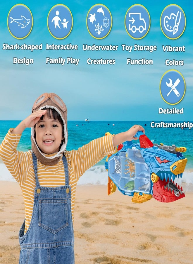 Frontoytall Shark Toys Deep Sea Creatures Ocean Animal Toy for Kids Age 3+ - Image 5
