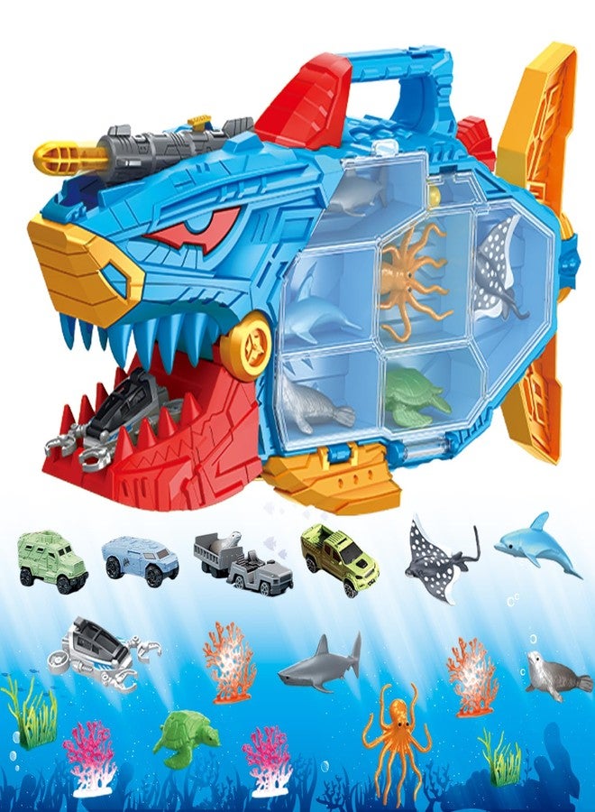 Frontoytall Shark Toys Deep Sea Creatures Ocean Animal Toy for Kids Age 3+ - Image 1