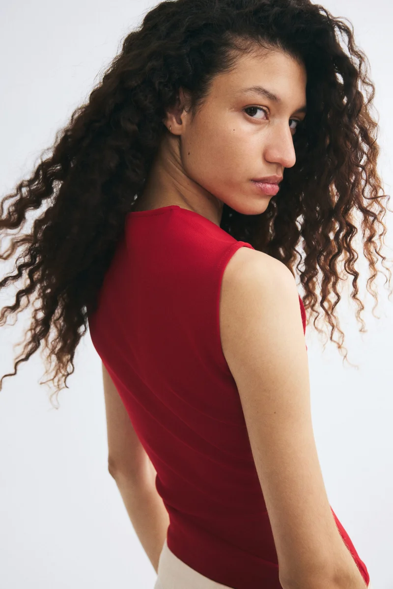 H&M Sleeveless jersey top