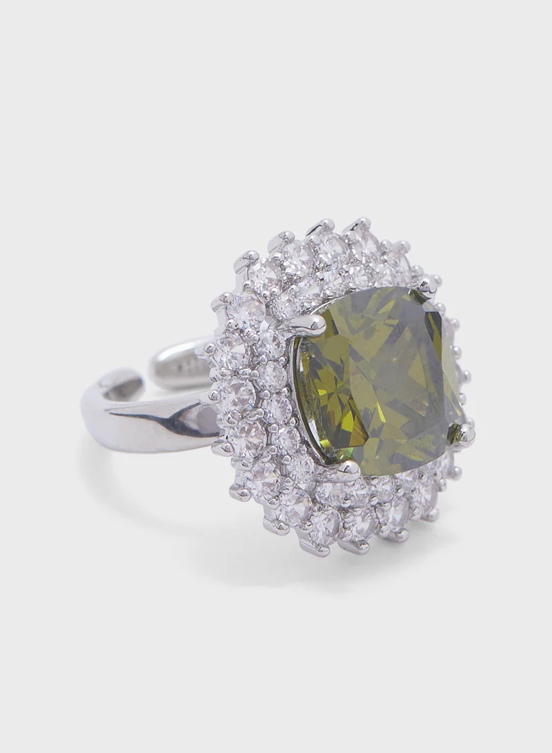 ايلا ليمتد اديشن Diamante Signet  Ring