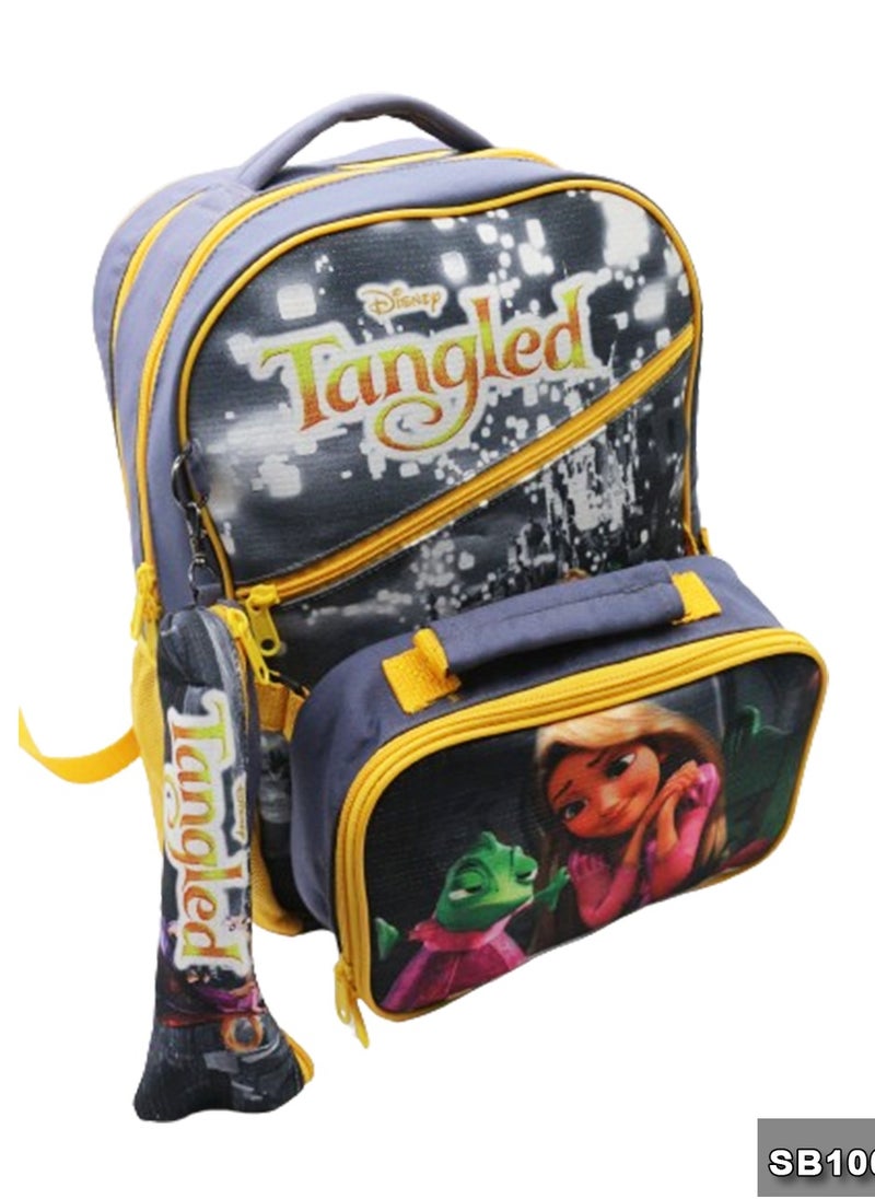 Gharibo Bags School backpack with lunch bag Size 15 Rapunzel  - Image 2