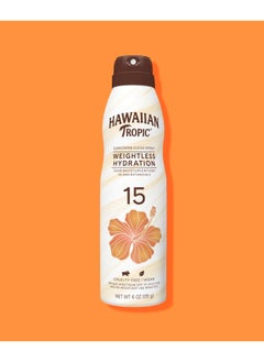 Hawaiian Tropic Weightless Hydration Clear Spray Spf 15 170Gm (6Oz)  - Image 4