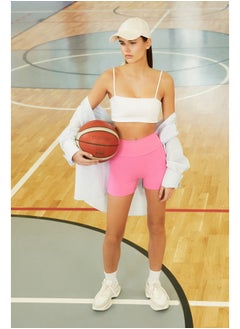 trendyol Knitted Sports Bra with White Medium Support/Styling Rope Strap THMSS23SS00024  - Image 1