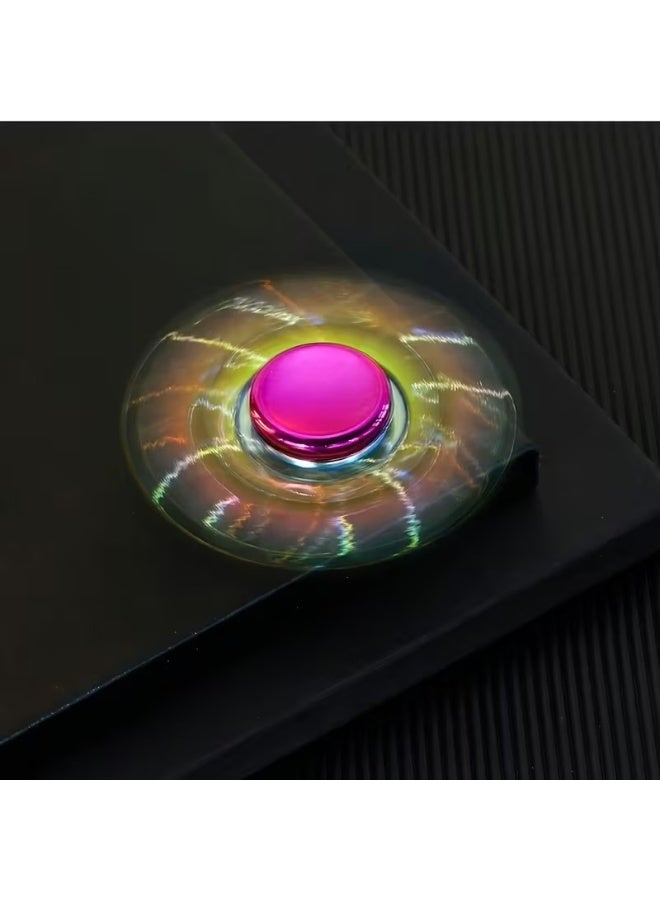 Goolsky Colorful Spider-Shaped Metal Spinner Toy for Youngsters Ages 3-6 - Durable Sensory Fidget Toy with Iridescent Finish - Ideal for Relax, Party Favors, Birthday Gifts & Educational Prizes, Kid Toys - Image 5