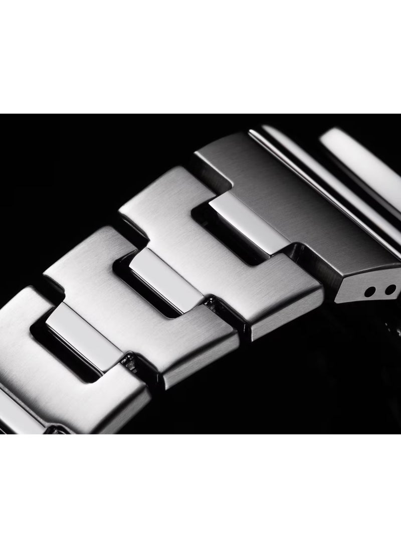 G-SHOCK ساعة أنالوج-ديجيتال GM-2110D-8ADR، 49.3 مم قرص معدني رمادي، هيكل وسوار من الفولاذ المقاوم للصدأ والرَاتنج، مقاومة للماء حتى 200 م - Image 4