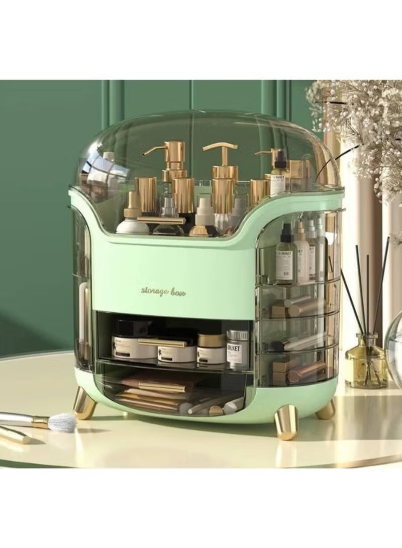 Large Makeup Organizer with Clear Cover – Multi-Purpose Cosmetic & Skincare Storage Box for Bedroom, Vanity & Bathroom - Image 2