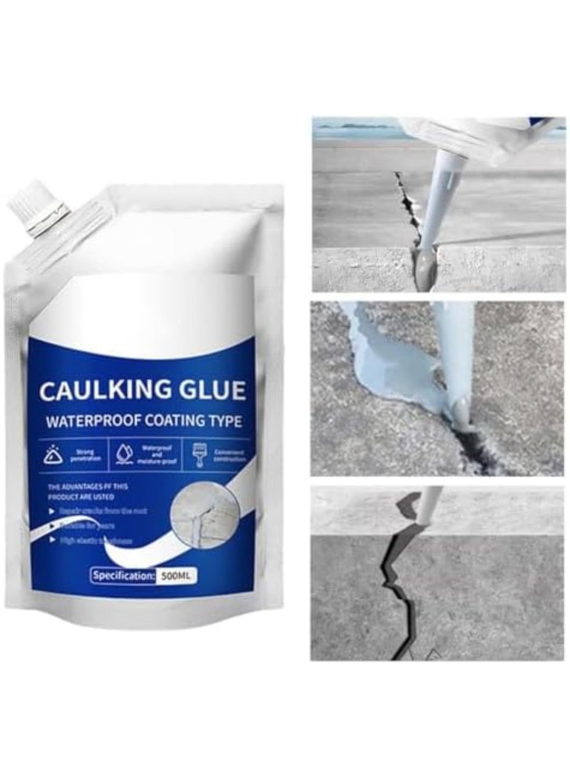 SYOSI 500ml Caulking Glue for Concrete – Magic Crack Filler Waterproof Repair Sealant, Quick-Drying Concrete Glue for Slab Cracks, Ideal for Outdoor Repair - Image 3