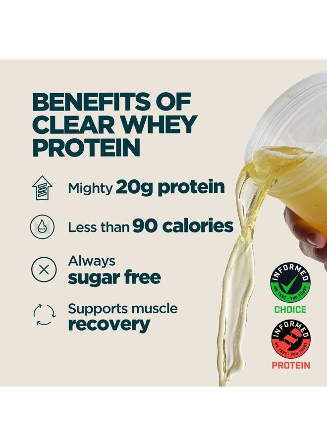 Myprotein Clear Whey Isolate Protein Powder, 1.1 Lb (20 Servings) Tropical Dragonfruit, 20g Protein per Serving, Naturally Flavored Drink Mix, Daily Protein Intake for Superior Performance - Image 2