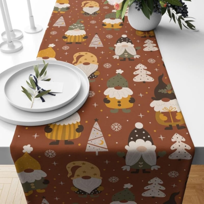 HOME PRINT w2 Christmas table runner will be a great addition to your home