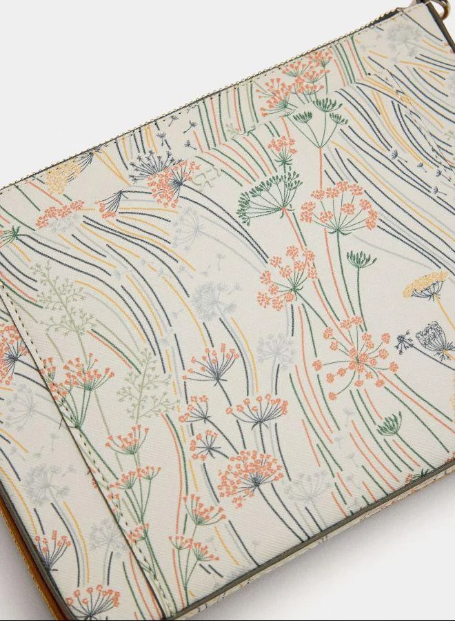 بارفوا حقيبة كروس بودي بطبعة زهرية