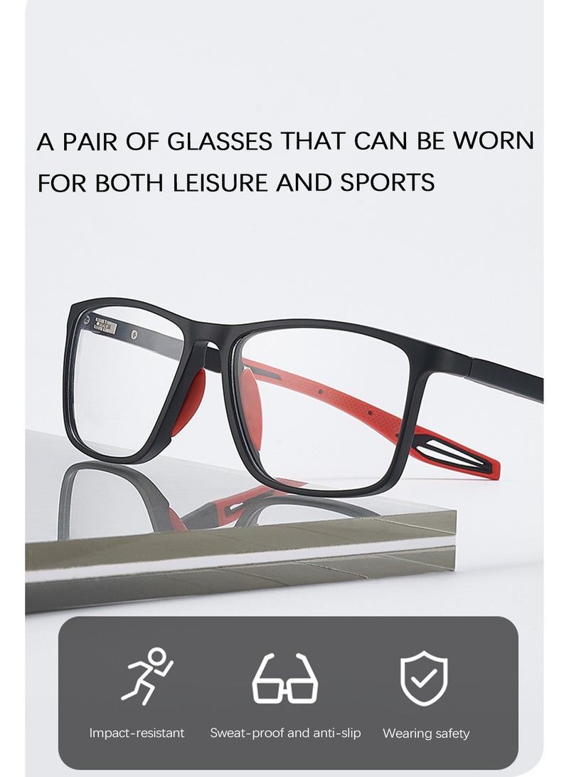 mosunx Premium TR90 Sports Glasses Reading Glasses - Anti-Blue Light, Non-Slip Grip, Ideal for all people  - Image 2