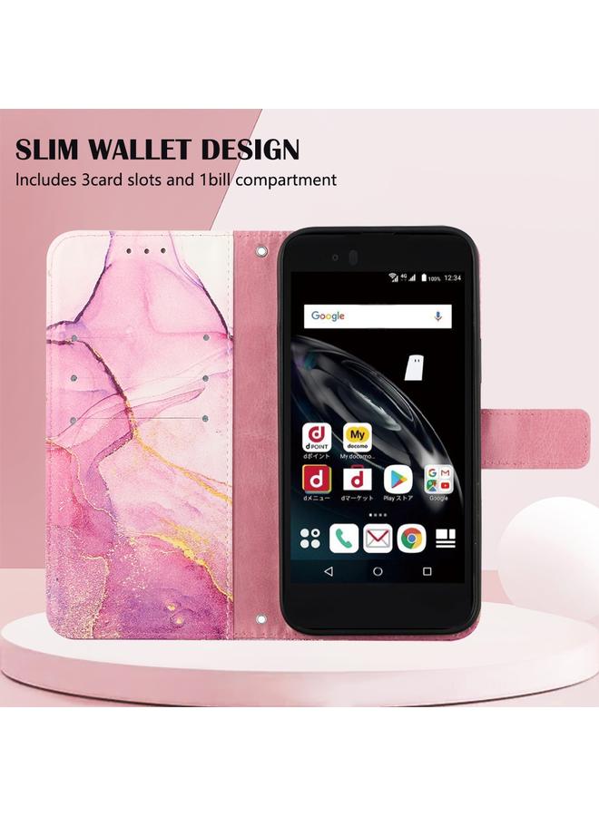 Zaboon Case For Fujitsu Arrows Be F-04K PT003 Marble Pattern Flip Leather Phone Case - Image 4