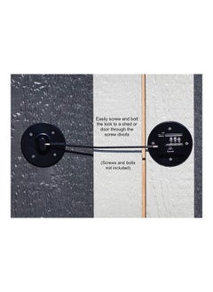 Y&D 2 Pack Fridge Door Digit Combination Lock Black  - Image 3