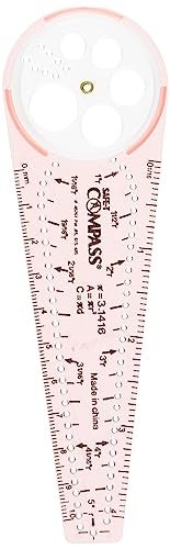 Learning Resources SAFE-T Compass, Orange, Blister Card, Classroom Safety Compass, Geometric Tracer, Ages 8+ - Image 2