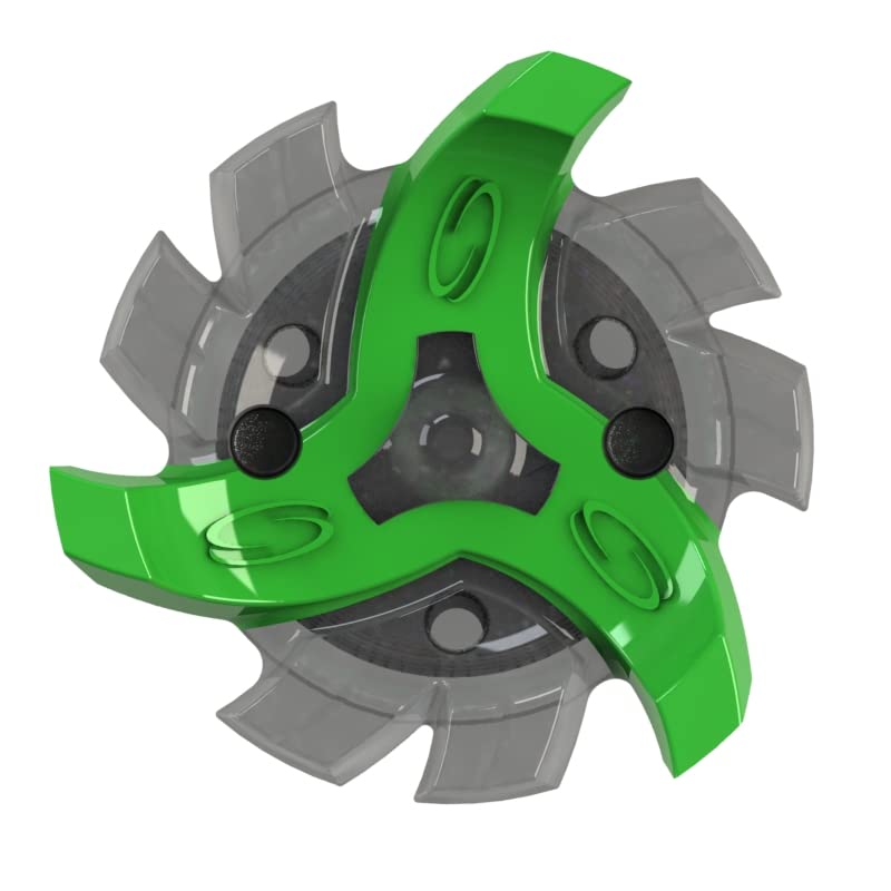 Softspikes Tour Flex Pro Golf Cleats Fast Twist 3.0-18 Replacement Spikes - Green/Charcoal - Also Fits Tri-Lok, Slim-Lok, and Tour Lock Cleat Insert Systems - Image 2