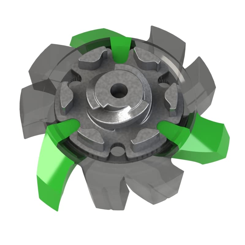 Softspikes Tour Flex Pro Golf Cleats Fast Twist 3.0-18 Replacement Spikes - Green/Charcoal - Also Fits Tri-Lok, Slim-Lok, and Tour Lock Cleat Insert Systems - Image 3