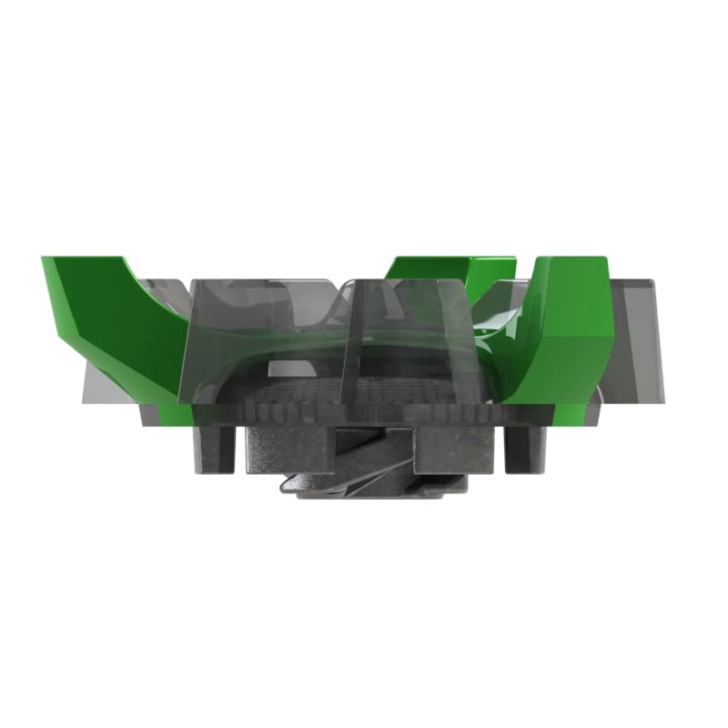 Softspikes Tour Flex Pro Golf Cleats Fast Twist 3.0-18 Replacement Spikes - Green/Charcoal - Also Fits Tri-Lok, Slim-Lok, and Tour Lock Cleat Insert Systems - Image 4