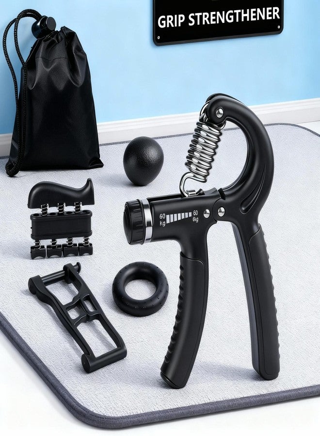 Ortarco Hand Grip Strength Trainer Kit, 5 Pack Forearm Gripper Strengthener Adjustable Resistance, Hand Strengthening Devices - Image 4