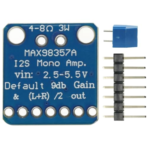 GODIYMODULES 2PCS MAX98357 MAX98357A I2S 3W Class D Amplifier Breakout Interface I2S DAC Decoder for Audio Raspberry Pi Esp32 Arduino Zero - Image 5