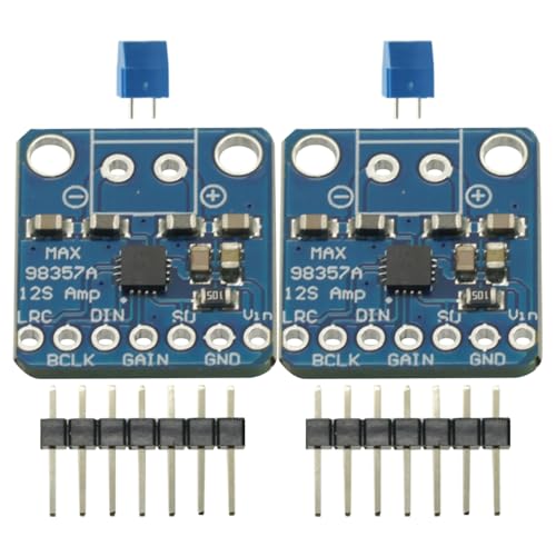 GODIYMODULES 2PCS MAX98357 MAX98357A I2S 3W Class D Amplifier Breakout Interface I2S DAC Decoder for Audio Raspberry Pi Esp32 Arduino Zero - Image 2