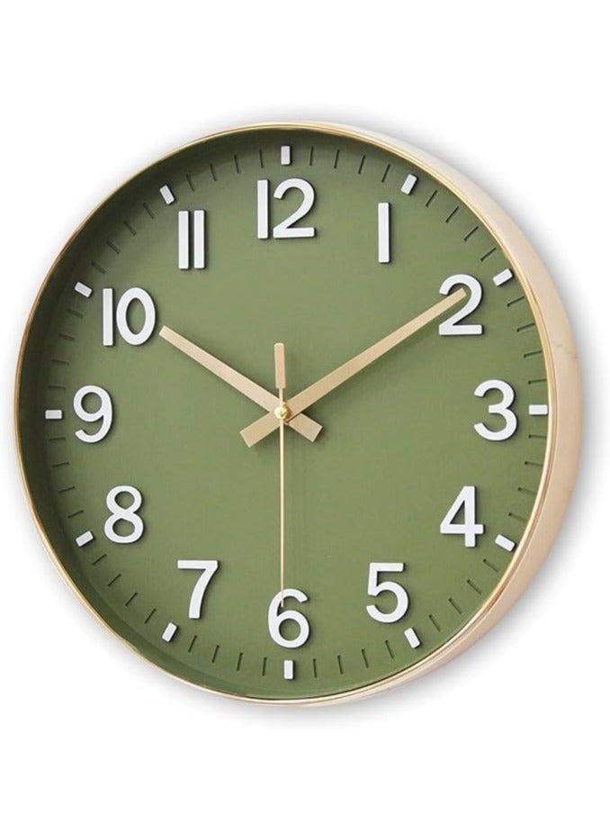 YelaJoy 12inch Silent Wall Clocks Battery Operated Clock, Quartz Movement Non-ticking Wall Clock for Home Office Decor  - Image 2