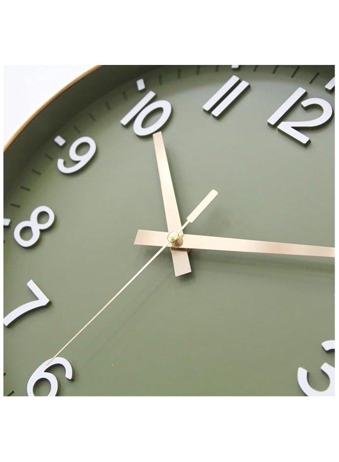 YelaJoy 12inch Silent Wall Clocks Battery Operated Clock, Quartz Movement Non-ticking Wall Clock for Home Office Decor  - Image 3