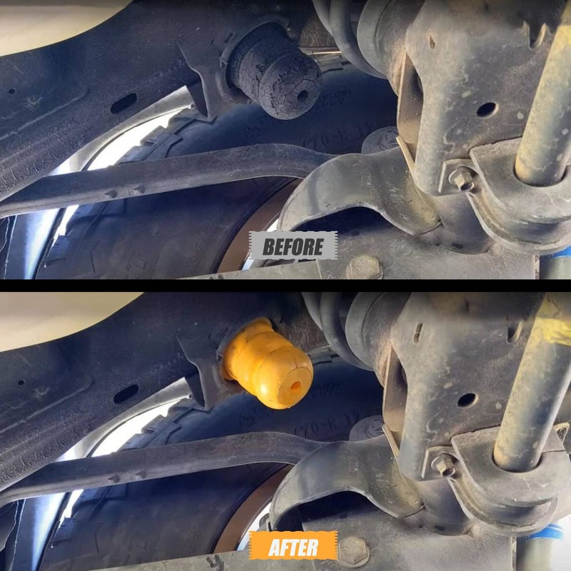 RANSOTO Two Control Arm Bumpers and Two Control Rear Axle Bumpers Replace 15153958 905-208 15039397 Compatible with Chevy Silverado Suburban Avalanche GMC Yukon Bump Stop - Image 5