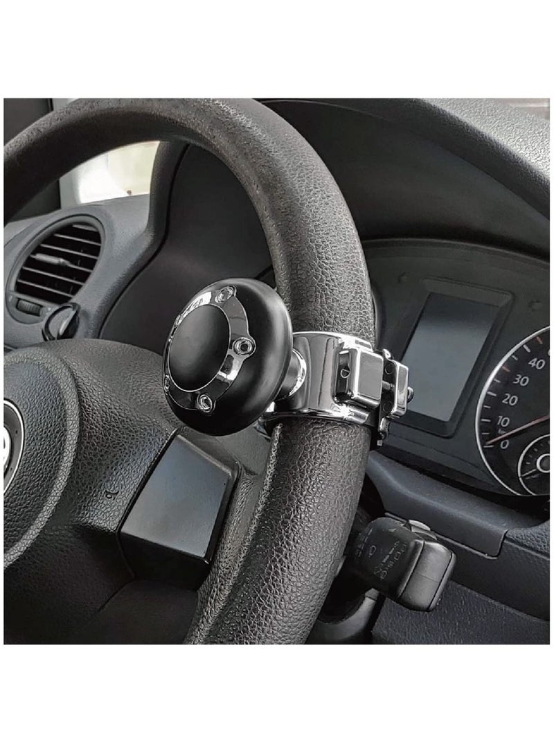 KASTWAVE Car Steering Wheel Knob, Large Power Handle Spinner Universal Vehicle Steering Wheel Spinners Ball Hand Control Accessory Suicide Knob for Cars, Trucks, Semi Tractors, Boat - Image 4