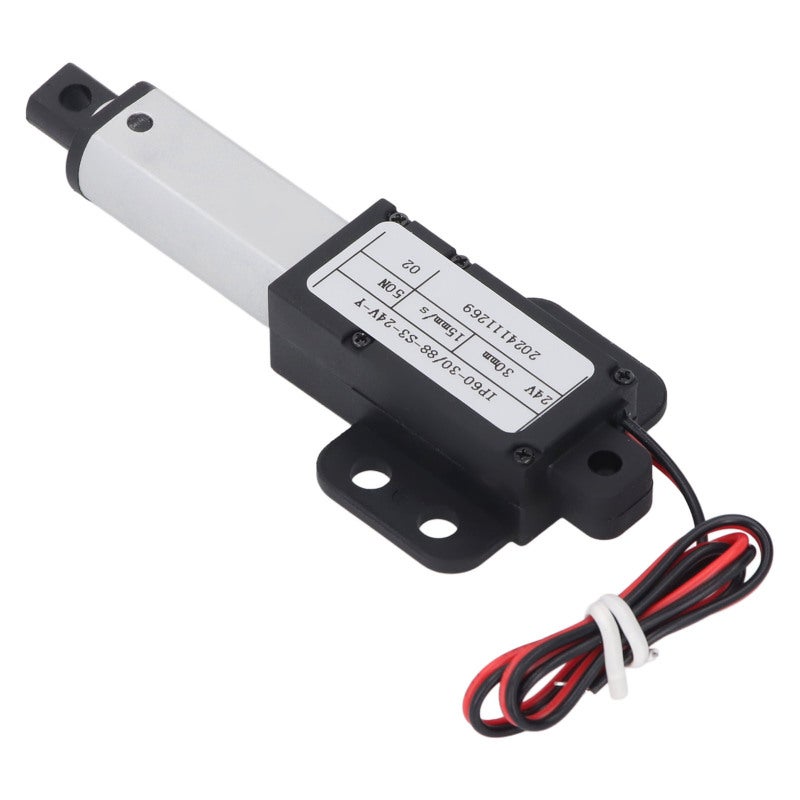 Mini Electric Linear Actuator 30mm Stroke 50N Thrust 15mm/s Speed - IPX4 Waterproof Overload Protection Electric Push Rod for Industrial Automation Home Mechanical Adjustments - Image 1