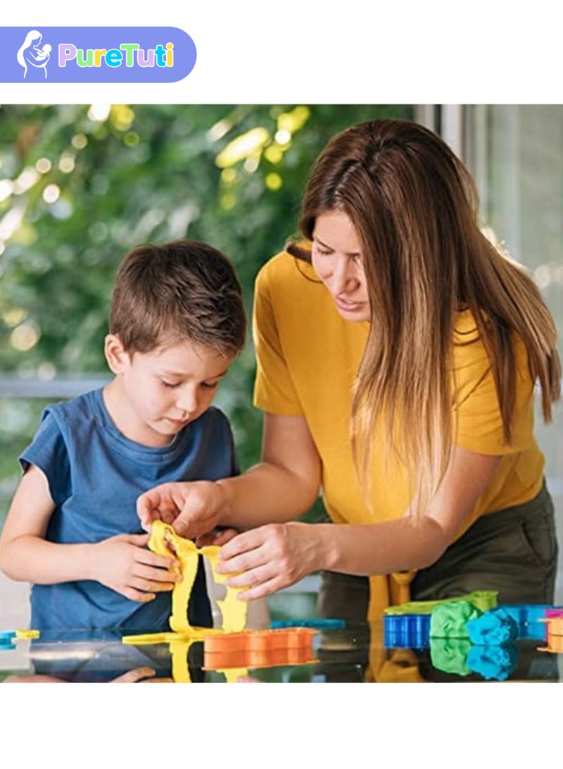 طفل نقي 36 لونًا من البلاستيسين، طين يجف في الهواء، علكة يدوية ناعمة فائقة الخفة، ألعاب طينية تعليمية للأطفال - Image 3